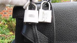 Hermes Tinette clochette and PH silver padlock keys [upl. by Aleak]