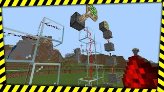 Minecraft  2 Best Ways to Send a Redstone Signal Vertically [upl. by Aoh]