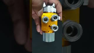 Automatic Paint Spray Gun A100 dimension plus part explained amp working with control and assembly [upl. by Ravens]