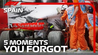 5 Moments You Forgot  Spanish Grand Prix [upl. by Almap]