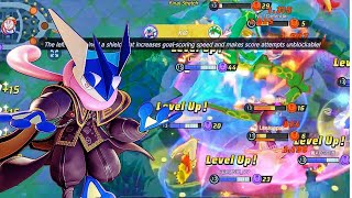 Shuriken Greninja on fire 🔥  Pokemon Unite Clips [upl. by Erin]