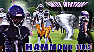 AMITE WESTSIDE MIDDLE FACES OFF WITH TOUGH HAMMOND TORS WEEK 1 [upl. by Anairam]