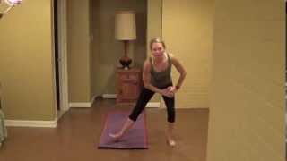 Power Flow Yoga for Core Strength and Weight Loss with Leslie Lehman  Class 4 [upl. by Earissed]