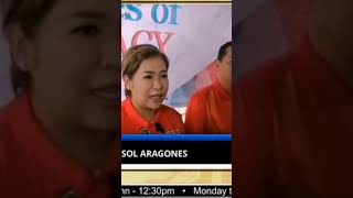 SOL ARAGONESNAGHAIN NG COC S STA CRUZ LAGUNA BILANG GOBERNADOR [upl. by Romelle751]