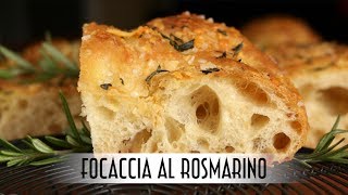 Focaccia al Rosmarino  Poolish Method [upl. by Adnoloy]