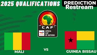 Mali vs Guinea Bissau Live Stream CAF Africa Nations Cup 2025 Qualifiers Commentary Score [upl. by Belayneh]