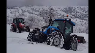 Landini Powerfarm 90 vs Massey Ferguson 5410  Yavuzköyü Traktör Denemeleri Part 3 [upl. by Perpetua]