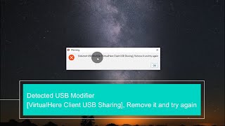 Detected USB Modifier VirtualHere Client USB Sharing Remove it and try again eft dongle حل مشكلة [upl. by Blackwell829]