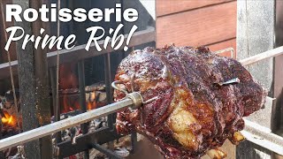 The Secret To Perfect Prime Rib Roast  Buttermilk Rotisserie Prime Rib [upl. by Mauri]