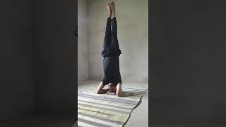 Sirsasana or Headstand  25  One Hour selfchallenge [upl. by Erimahs]