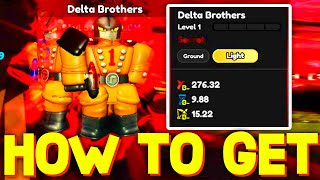 HOW TO GET DELTA BROTHERS EVO SHOWCASE in ANIME REBORN ROBLOX [upl. by Sawyer]