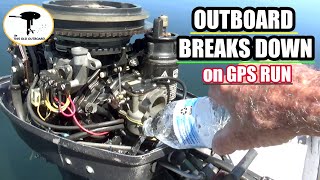 Evinrude 30 Hp Breaks Down on GPS Run   outboardrepairvideos [upl. by Lede]