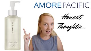 AMOREPACIFIC Treatment Cleansing Oil HONEST thoughts amp review Mecca Haul [upl. by Manuela]