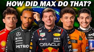 How To Become An F1 Champion Max Verstappen Edition Brazil GP [upl. by Ajile]