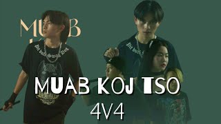 Muab koj tso  4v4 hmong rapper nkauj tawm tshiab 20242025 cover [upl. by Maynord869]