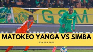 Matokeo ya Yanga vs Simba leo 20 April 2024 Yanga simba [upl. by Janine405]