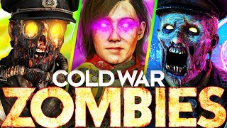 All CW ZOMBIES EASTER EGGS Call of Duty Black Ops Cold War Zombies Part 1 [upl. by Onibas]