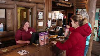 Bright Angel Lodge  Grand Canyon National Park [upl. by Nosemyaj163]