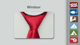 Windsor Necktie Knot  How to Tie a Windsor Knot [upl. by Eillime926]