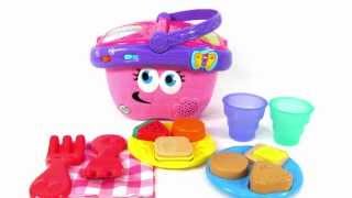 Leapfrog Toys  Shapes and Sharing Picnic Basket Toy Review [upl. by Uokes]