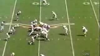 Texas Longhorns Big Hit on Notre Dame [upl. by Macilroy]