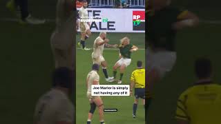 Joe Marler was having none of it from Faf de Klerk3044 rugby rugbyshorts [upl. by Bree]