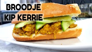 Recipe How To Make Broodje Kip Kerrie  CWF [upl. by Durrace]