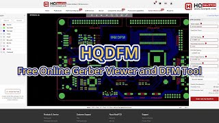 Powerful Free Online Gerber Viewer  HQDFM With Free DFM Report gerberviewer NextPCB [upl. by Norina]