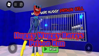 ESCAPE FROM HUGGY WUGGY NIGHTMARE TWO BARRYS PRISON RUN OBBYroblox obbyplay [upl. by Schultz]