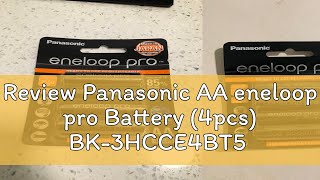 Review Panasonic AA eneloop pro Battery 4pcs BK3HCCE4BT5 [upl. by Nika]