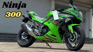 Kawasaki Ninja 300  343 लाख  Detailing Review [upl. by Annauqahs]