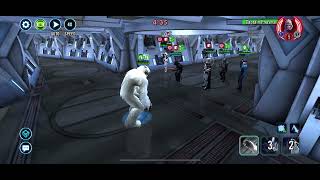 SWGOH TW  Wampa solo vs Phasma Omicron  does it work [upl. by Quigley]