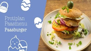 Paasburger  Diner  Koolhydraatarme Levensstijl  Protiplan [upl. by Llorrad]