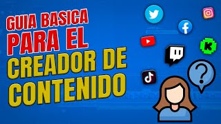 ¿CÓMO SER CREADOR DE CONTENIDO EN 2024  Guía para youtubers tiktokers streamers [upl. by Erusaert]