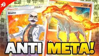 The NEW Rapidash is AMAZING This Deck DESTROYS Celebi in Pokemon TCG Pocket [upl. by Nappie]