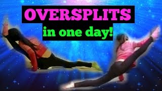 How to get OVERSPLITS in ONE DAY [upl. by Eninotna]