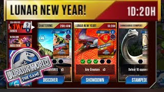 Jurassic World The Game Lunar New Year Chalenge Battle [upl. by Nosiaj]