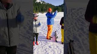 Meekah and Blippis Skiing Basics A Fun Snowy Adventure Shorts Blippi Meekah Viral [upl. by Schumer]