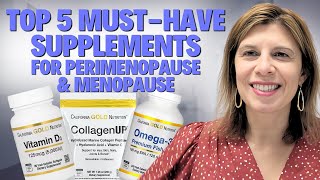 Top5 MustHave Supplements for Perimenopause amp Menopause [upl. by Bever711]