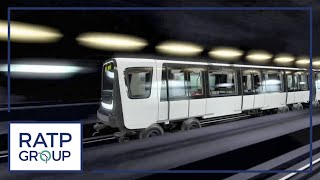 Ligne 14 le design des futures rames MP14 révélé  RATP [upl. by Sirroned]