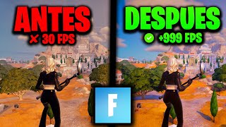 La MEJOR OPTIMIZACION Para FORTNITE C5S2 ✅ FPS LAG [upl. by Nirrok]