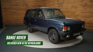 Land Rover Range Rover  History known  Caspian Blue  1986 VIDEO wwwERclassicscom [upl. by Anastasius]