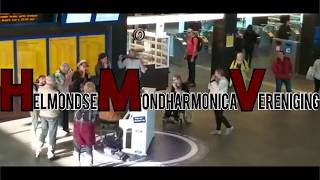 Mondharmonica Flashmob Eindhoven [upl. by Felicity]