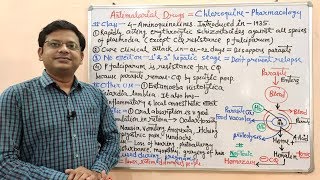 Antimalarial Drugs Part05 Chloroquine Mechanism of Action  Chloroquine  Chloroquine MOA [upl. by Ainak]