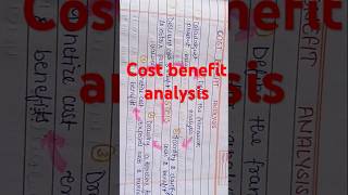 Cost benefit analysis bsc nsg nursing management [upl. by Katlaps166]