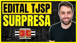 EDITAL SURPRESA PARA O CONCURSO DO TJ SP [upl. by Goulder]