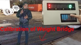 Calibration of Weighbridge  Weighing Indicator QDI 11  Weighing Scale Digital [upl. by Petulah]