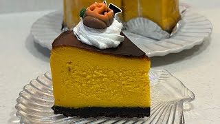 かぼちゃのベイクドチーズケーキの作り方🎃🍰 [upl. by Abdu121]