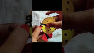 Paper bugs 🪲 makingpaper craft ideas 💡shorts chirkut23 trending craft viralvideo shortvideo [upl. by Htial306]