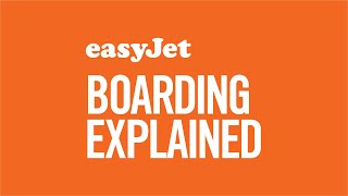 easyJet boarding explained [upl. by Raines]